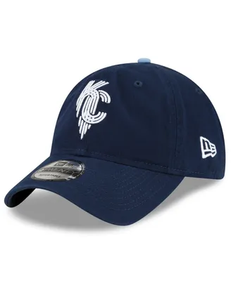 Men's New Era Navy Kansas City Royals City Connect 9TWENTY Adjustable Hat