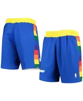 Men's Mitchell & Ness Royal Denver Nuggets 1991/92 Hardwood Classics Authentic Shorts