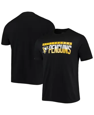 Men's LevelWear Black Pittsburgh Penguins Richmond Wordmark T-shirt