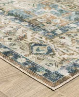 Jhb Design Sumter STR02 Machine-Washable 7'6" x 10' Area Rug