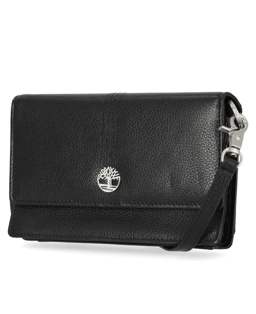 Timberland Women's Rfid Leather Crossbody Bag Wallet Purse