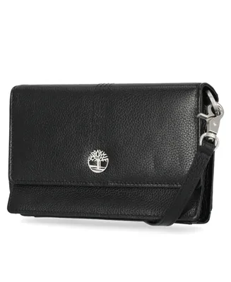 Timberland Women's Rfid Leather Crossbody Bag Wallet Purse