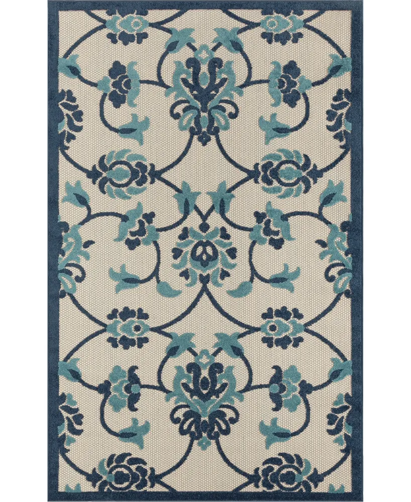 Lr Home Lanai LNI81813 3'6" x 5'6" Outdoor Area Rug