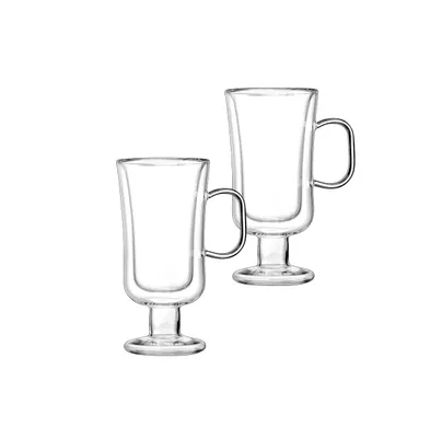 Godinger Double Wall Irish Coffee Cups, Set of 2