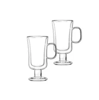 Godinger Double Wall Irish Coffee Cups, Set of 2