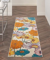 Nourison Home Allur ALR06 2'3" x 7'6" Runner Rug