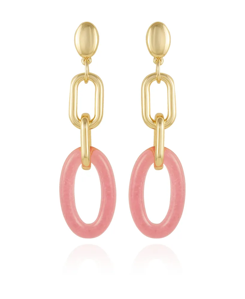 Vince Camuto Rock Candy Linear Earrings - Gold