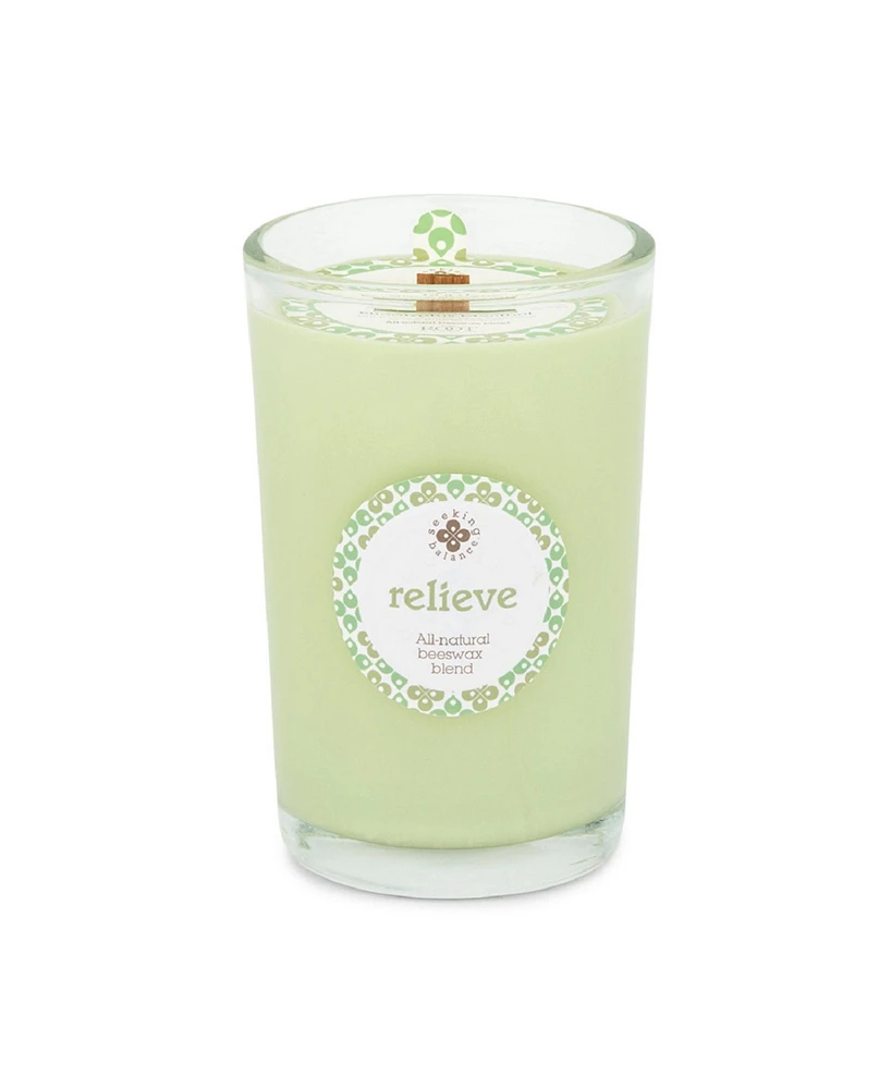 Seeking Balance Relieve Eucalyptus Menthol Spa Jar Candle, 8 oz