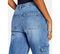 And Now This Women's High Rise Utility Denim Jeans