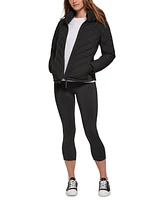 Calvin Klein Womens Side-Panel Hooded Packable Puffer Coat, Created for Macys