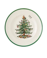 Spode Christmas Tree Dinner Plates, Set of 8