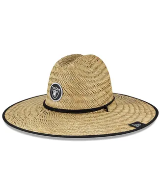 Men's Natural Las Vegas Raiders Nfl Training Camp Official Straw Lifeguard Hat