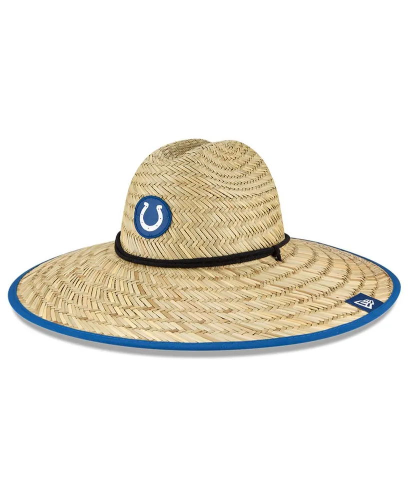 New Era Men's Natural Indianapolis Colts Nfl Training Camp Official Straw  Lifeguard Hat