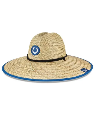 Men's Natural Indianapolis Colts Nfl Training Camp Official Straw Lifeguard Hat