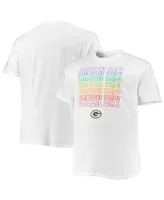 Men's Fanatics White Green Bay Packers Big and Tall City Pride T-shirt
