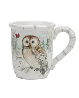 Certified International Winter's Walk 4 Piece Mug Set