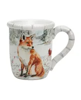 Certified International Winter's Walk 4 Piece Mug Set