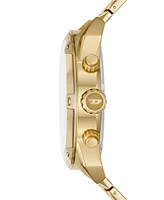 Diesel Men's Spiked Gold-Tone Stainless Steel Bracelet Watch, 49mm