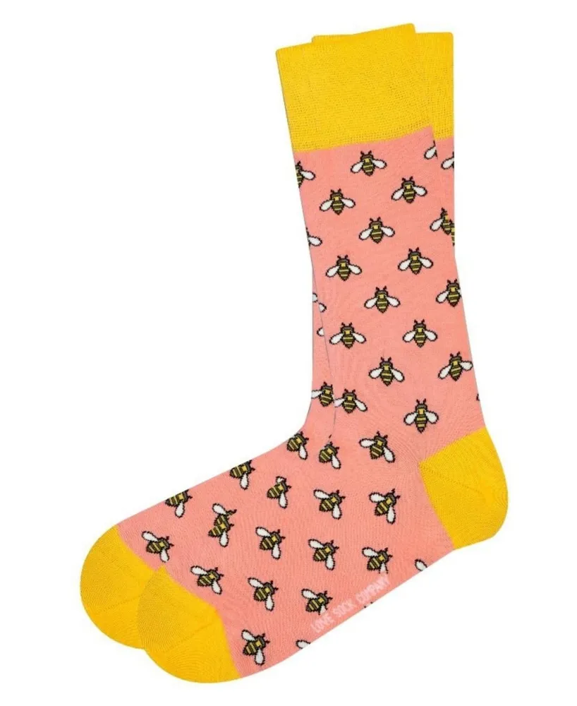 Men's Bee Novelty Crew Socks