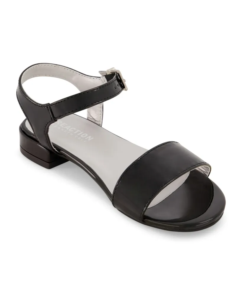 Kenneth Cole New York Big Girls Patent Dress Sandals