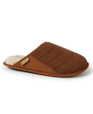 Dearfoams Men's Rocky Knit Scuff House Slipper