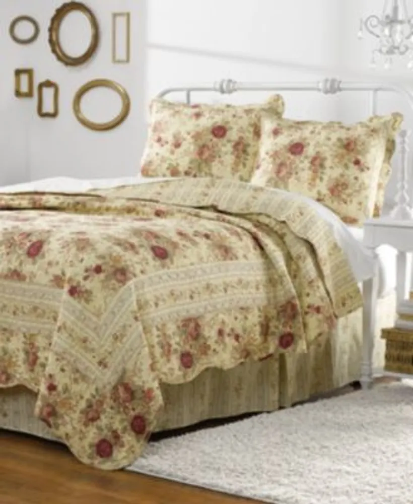 Greenland Home Fashions Antique Rose Quilt Sets