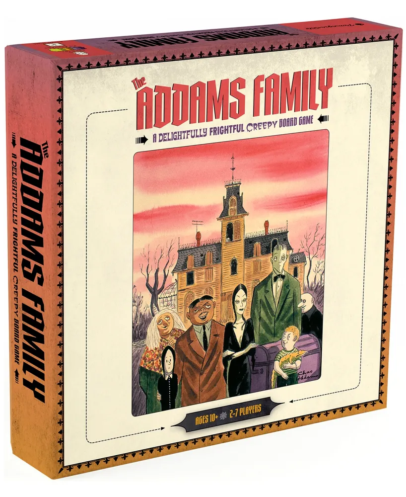 The Addams Family - A Delightfully Frightful Creepy Board Game Set