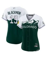 Women's Nike Charlie Blackmon Green Colorado Rockies City Connect Replica Player Jersey