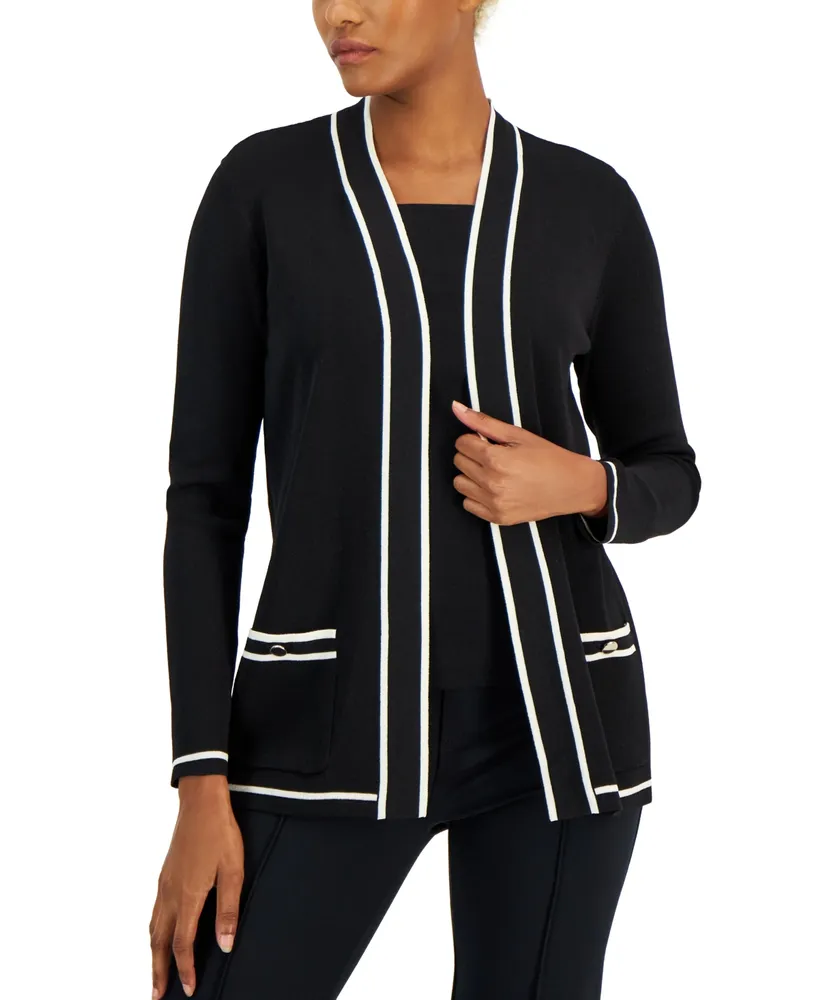 Anne Klein Women's Malibu Piped Cardigan