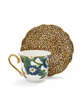 Spode Creatures of Curiosity Leopard Teacup and Saucer