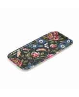 Spode Creatures of Curiosity Rectangular Birch Dark Floral Serving Tray