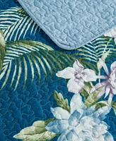 Tommy Bahama Home Southern Breeze Reversible 3 Piece Quilt Set