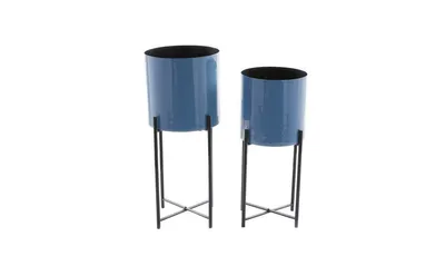 CosmoLiving by Cosmopolitan Contemporary Planters with Stand