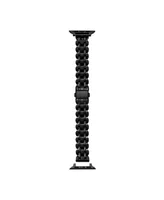 kate spade new york Black Stainless Steel Scallop Bracelet Band for Apple Watch, 38mm, 40mm, 41mm