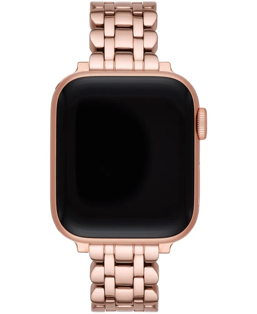 kate spade new york Rose Gold-Tone Stainless Steel Scallop Bracelet Band for Apple Watch, 38mm, 40mm, 41mm - Rose Gold