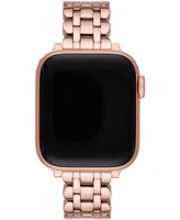 kate spade new york Rose Gold-Tone Stainless Steel Scallop Bracelet Band for Apple Watch, 38mm, 40mm, 41mm - Rose Gold