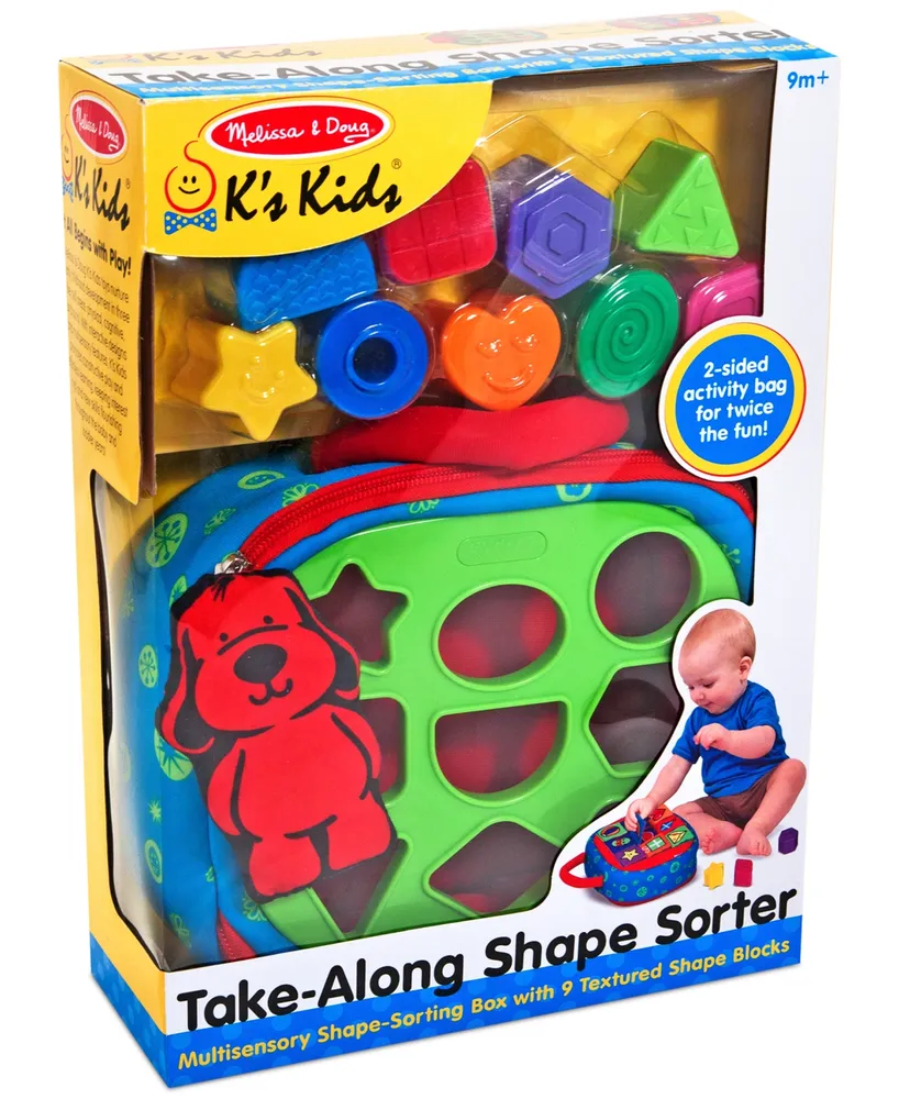 Melissa and Doug Kids' Take-Along Shape Sorter Toy