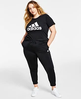 adidas Women's Essentials Warm-Up Slim Tapered 3-Stripes Track Pants, Xs-4X