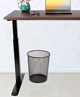Seville Classics 2-Pk. 6-Gallon Round Mesh Trash Can Recycling Bins