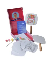 Kids Crafts Create Like Frida Self-Portrait Mirror Painting Craft Kit, Set of 16