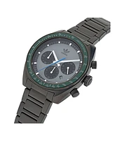 adidas Unisex Three Hand Edition One Chrono Gunmetal Gray Stainless Steel Bracelet Watch 40mm