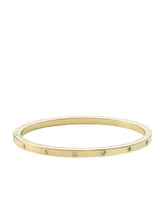 Sutton Shine Bright Stainless Steel Bangle Bracelet - Gold