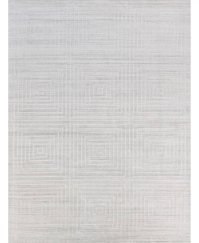 Exquisite Rugs Castelli ER3979 6' x 9' Area Rug - Silver