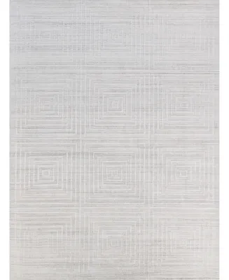 Exquisite Rugs Castelli ER3979 6' x 9' Area Rug - Silver