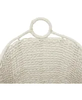 Cotton Bohemian Storage Basket, 18" x 22"