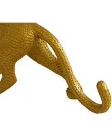Glam Leopard Sculpture, Set of 2 - Gold