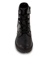 Dkny Big Girls Logo Stud Moto Boots