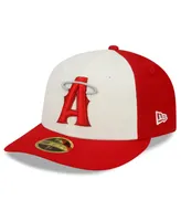 Men's New Era Red Los Angeles Angels City Connect Low Profile 59FIFTY Fitted Hat