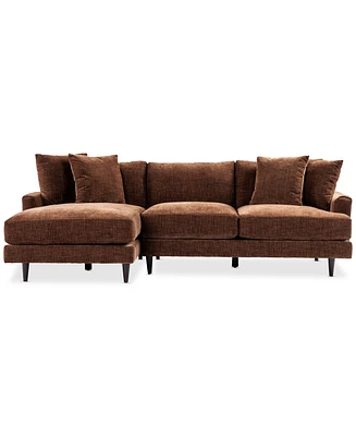 Closeout! Mariyah Fabric 2-Pc. Sofa with Chaise, Created for Macy's