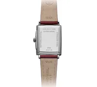 Raymond Weil Women's Swiss Toccata Diamond (1/4 ct. t.w.) Burgundy Leather Strap Watch 23mm